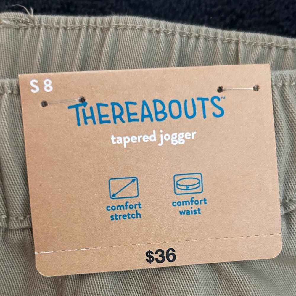 Thereabouts Kids Casual Tan Pants - Picture 2 of 6